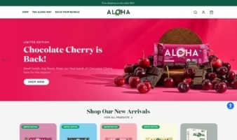 eCommerce website: Aloha