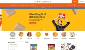 eCommerce website: Nature Box