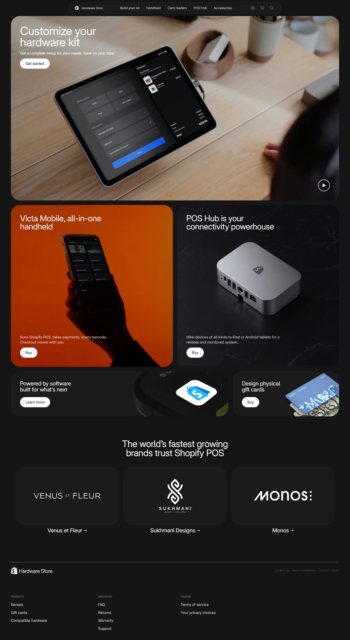 eCommerce website: Shopify