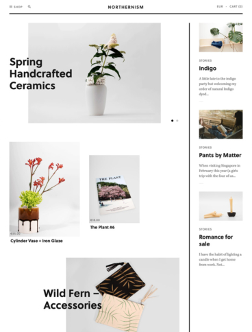 eCommerce website: Northernism