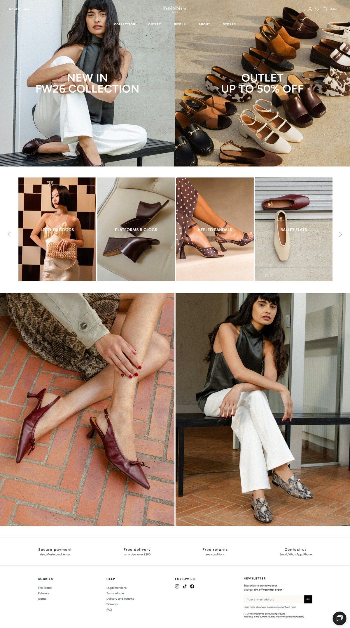 eCommerce website: Bobbies