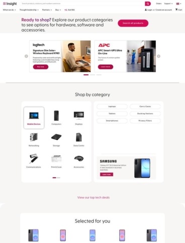 eCommerce website: Insight