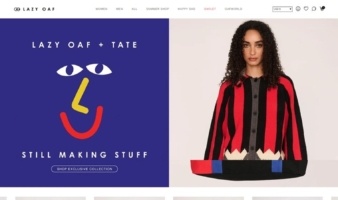 eCommerce website: Lazy Oaf