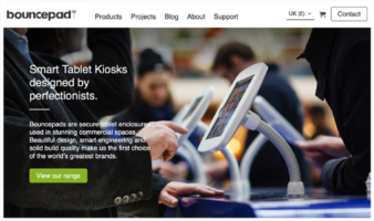 eCommerce website: Bouncepad
