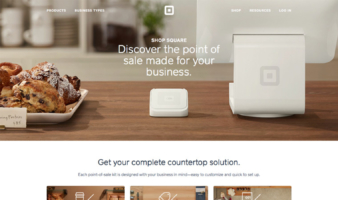 eCommerce website: Square