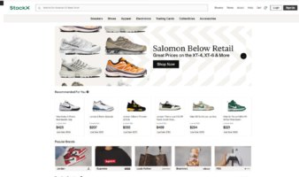 eCommerce website: StockX