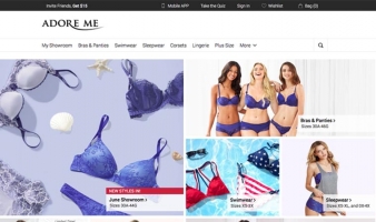 eCommerce website: Adore Me