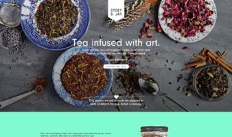 eCommerce website: Steep & Jar