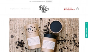 eCommerce website: Paper Tube