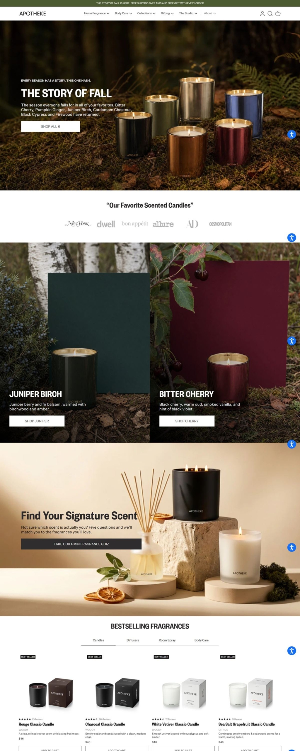 eCommerce website: Apotheke