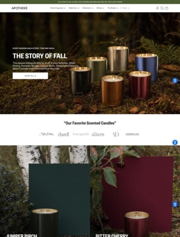eCommerce website: Apotheke