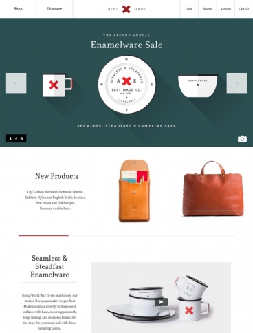 eCommerce website: Best Made Company
