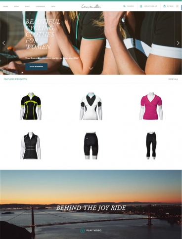 eCommerce website: Lexi Miler