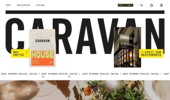 eCommerce website: Caravan