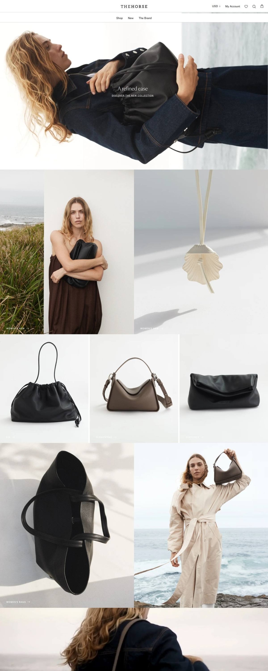 eCommerce website: The Horse