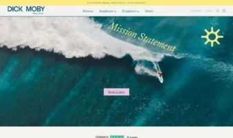 eCommerce website: Dick Moby