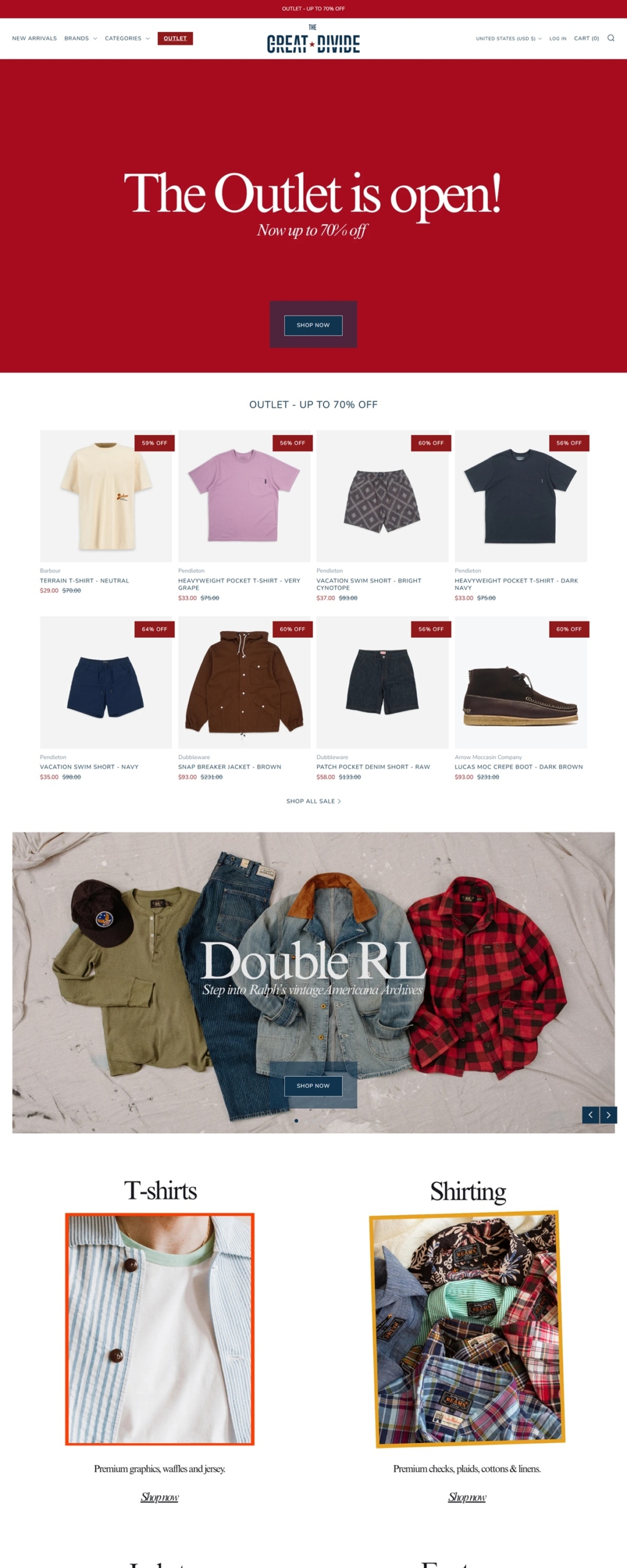 eCommerce website: The Great Divide