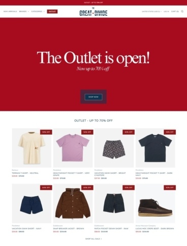 eCommerce website: The Great Divide