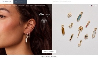 eCommerce website: bluboho