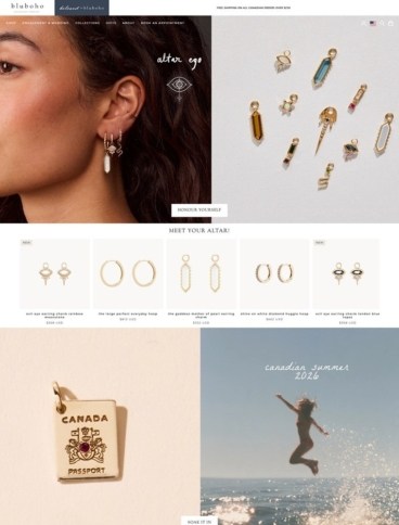 eCommerce website: bluboho