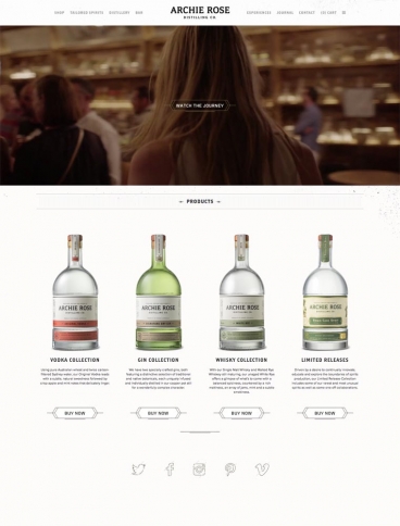 eCommerce website: Archie Rose