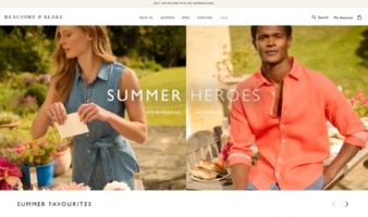 eCommerce website: Beaufort & Blake