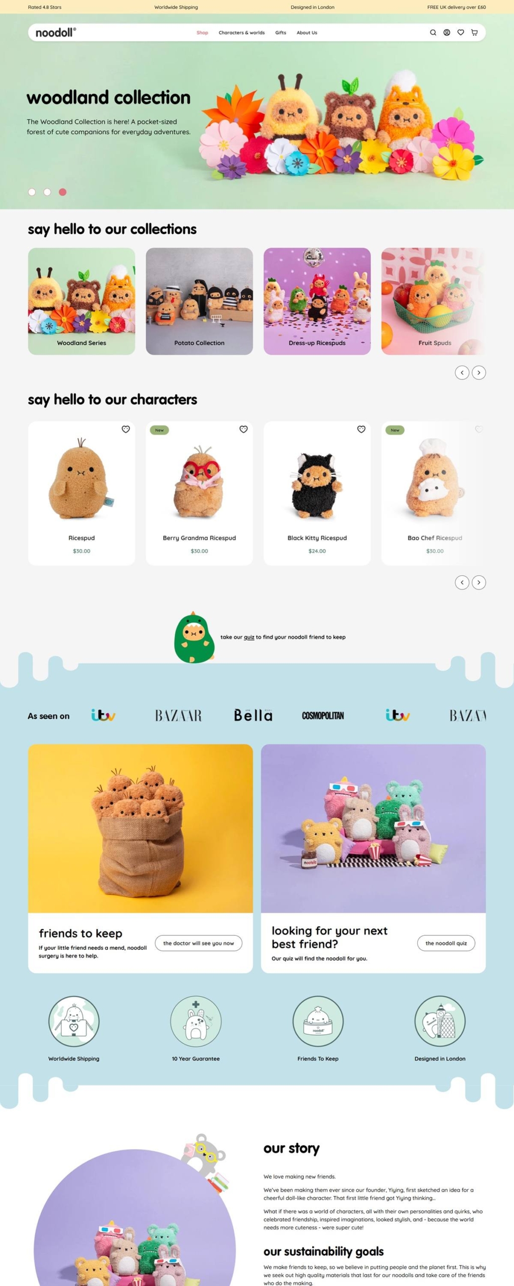 eCommerce website: noodoll