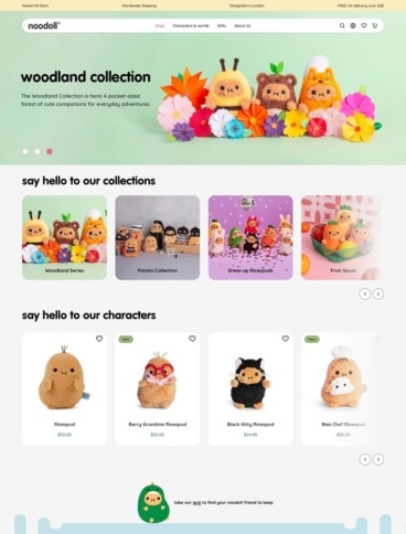 eCommerce website: noodoll