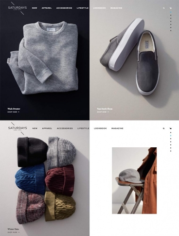 eCommerce website: Saturdays
