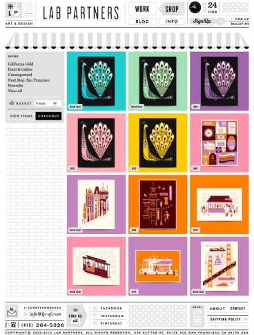 eCommerce website: Lab Partners