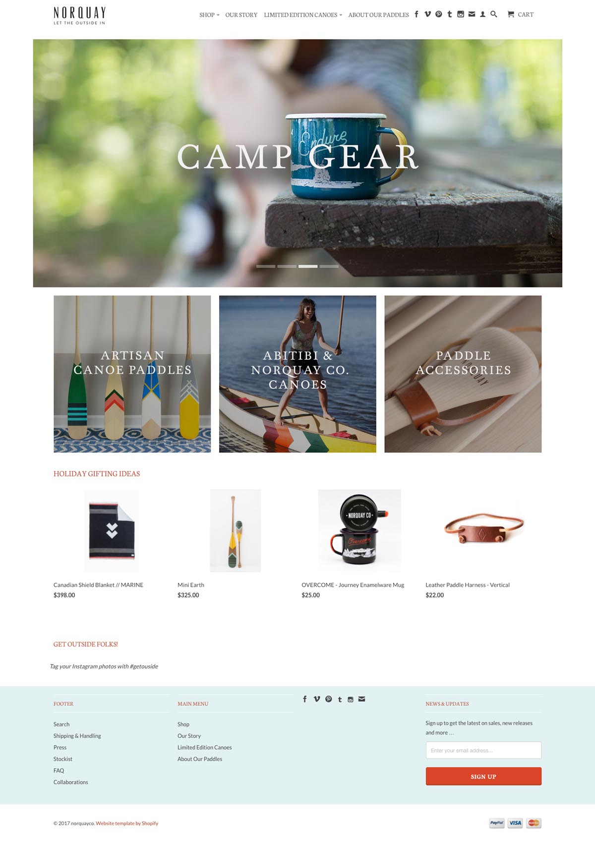 eCommerce website: Norquayco