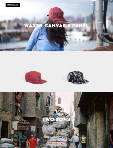 eCommerce website: Terra Nullius