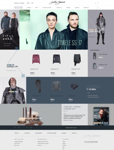 eCommerce website: Julia Janus