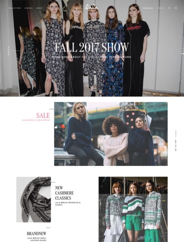 eCommerce website: Lala Berlin