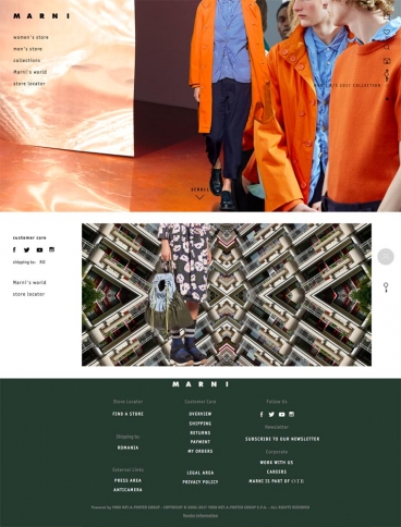 eCommerce website: Marni