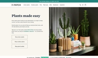 eCommerce website: Patch