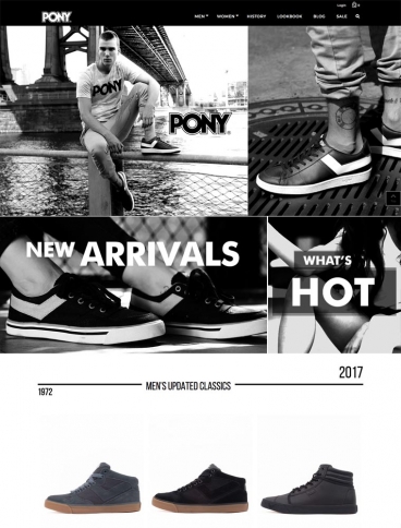 eCommerce website: Pony
