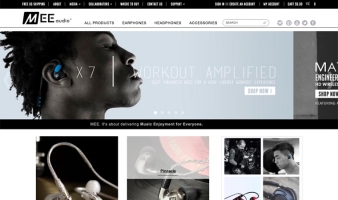 eCommerce website: MEE audio