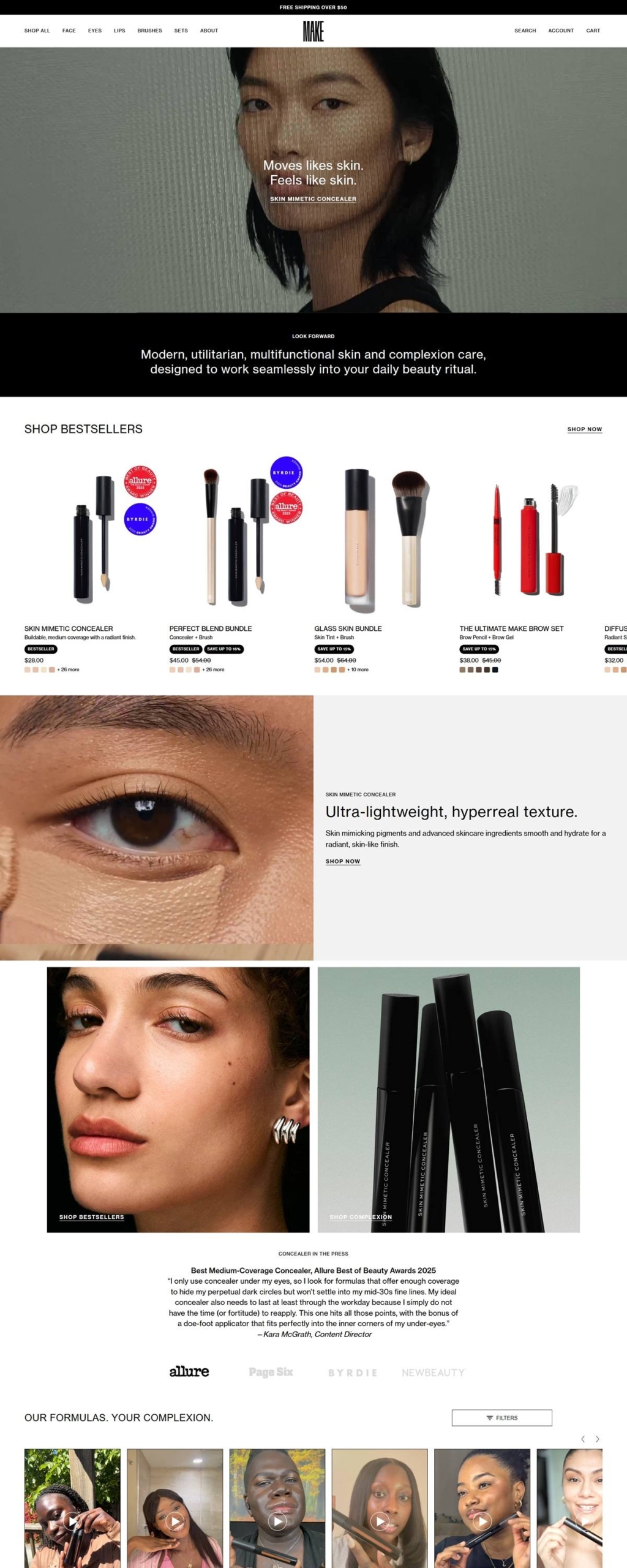 eCommerce website: MAKE