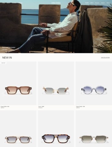 eCommerce website: John Dalia