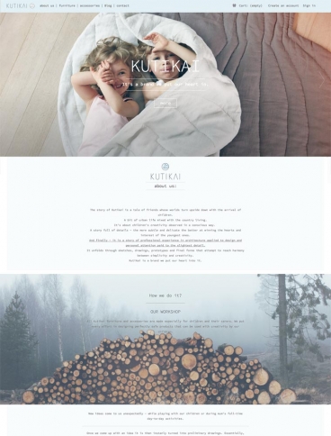 eCommerce website: Kutikai