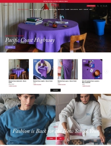 eCommerce website: Merci Paris