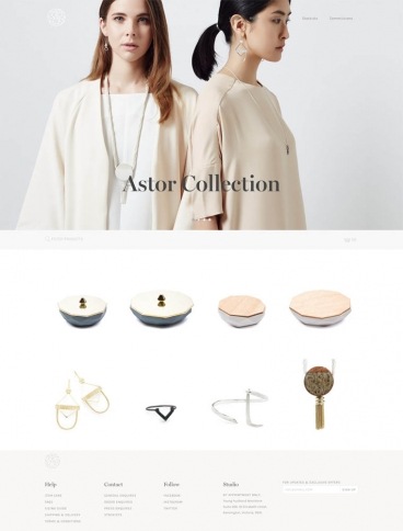 eCommerce website: Abby Seymour