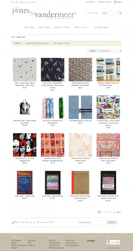 Jones & Vandermeer site Design Gallery & Tech Inspiration