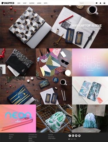 eCommerce website: Snupped