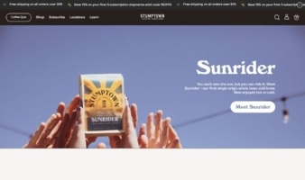 eCommerce website: Stumptown Coffee Roasters