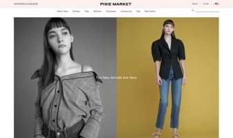 eCommerce website: Pixie Market