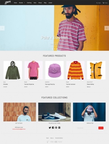 eCommerce website: Minerva