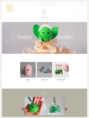 eCommerce website: Sew Sew