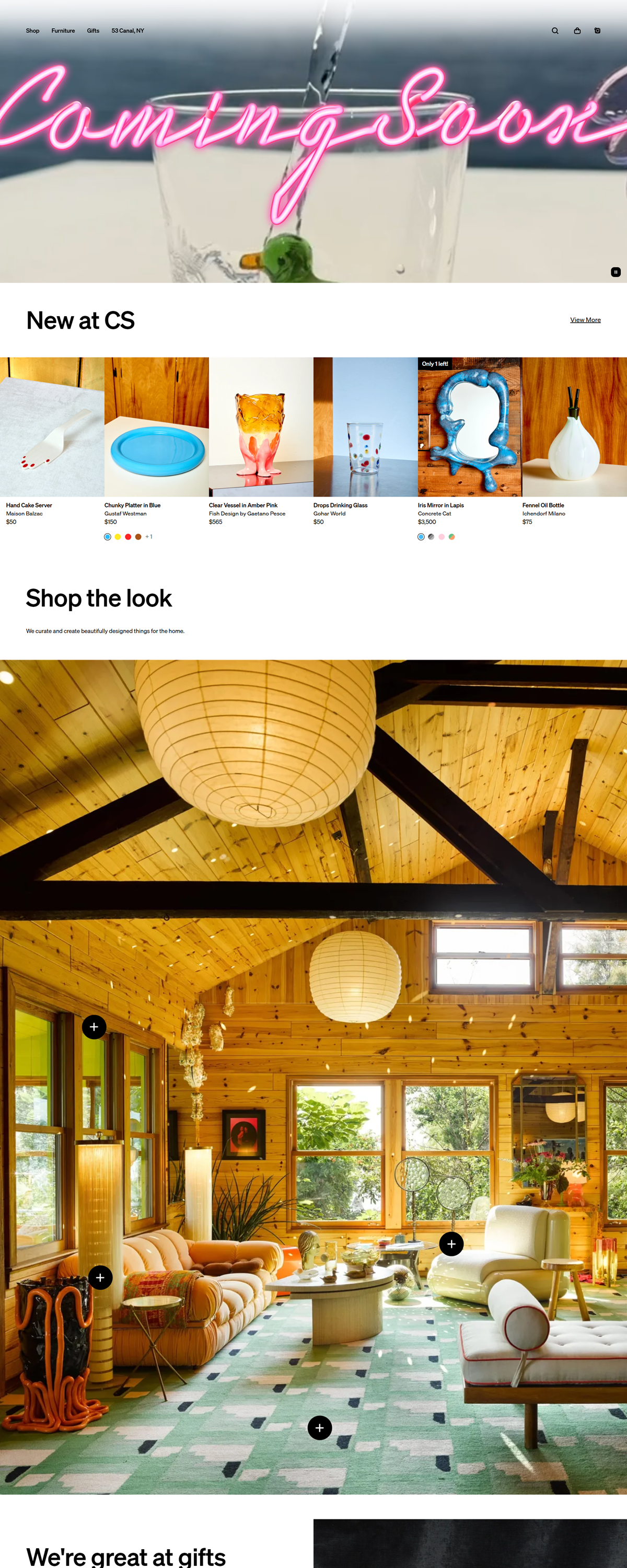 eCommerce website: Coming Soon